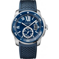 Calibre de Cartier Diver blue watch WSCA0011