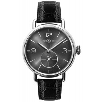Bell & Ross Vintage Mens Replica Watch WW1 Argentium Ruthenium