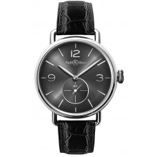 Bell & Ross Vintage Mens Replica Watch WW1 Argentium Ruthenium