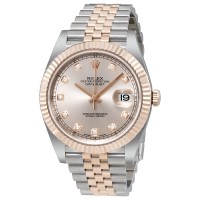 Rolex Datejust RLX126331 Sundust Diamond Dial Steel and 18 Everose Gold replica Watch