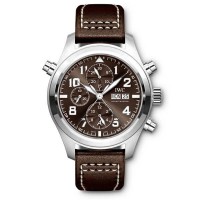 Replica IWC Pilot Brown Dial Automatic Men's Chronograph Watch