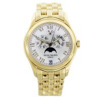 Patek Philippe Annual Calendar Moonphase White Dial 5036-1J