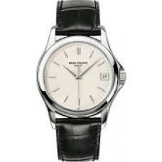 Patek Philippe Calatrava Mechanical Ivory Dial Leather 5227G-001
