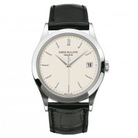 Patek Philippe Calatrava Opaline White Dial 18kt White Gold 5296G-010