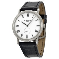 Patek Philippe Calatrava White Dial 18 kt White Gold 5119G Patek Philippe Calatrava White Dial 18 kt White Gold 5119G