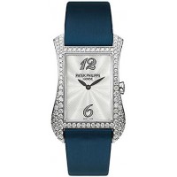 Patek Philippe Gondolo Serata 18kt White Gold Diamond Blue Ladies 4972G