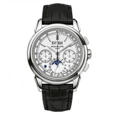 Patek Philippe Grand Complications Silver Dial Chronograph 18K White Gold 5270G-018