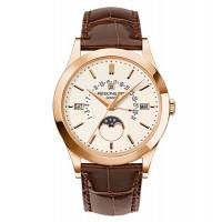 Patek Philippe Grand Complications Silvery Opaline Dial 18K Rose Gold 5496R-001