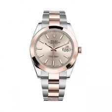 Replica Rolex Datejust 41 126301 Sundust Dial Steel and 18K Rose Gold Watch