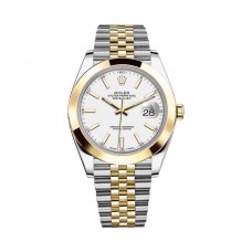 Rolex Datejust 41 126303 White Dial Steel and 18K Yellow Gold Jubilee replica Watch