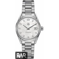 TAG Heuer Carrera Womens 32mm Diamond Pearl Automatic WAR1314.BA0778 replica watch