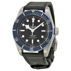 Tudor Black Bay Heritage Automatic Black Dial Aged Leather  Replica