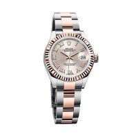 Rolex Lady Datejust 279171 Sundust Dial Steel and 18K Everose Gold Oyster replica Watch