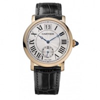 Cartier Rotonde Silver Guilloche Dial Unisex Watch w1552751