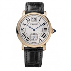 Cartier Rotonde Silver Guilloche Dial Unisex Watch w1552751